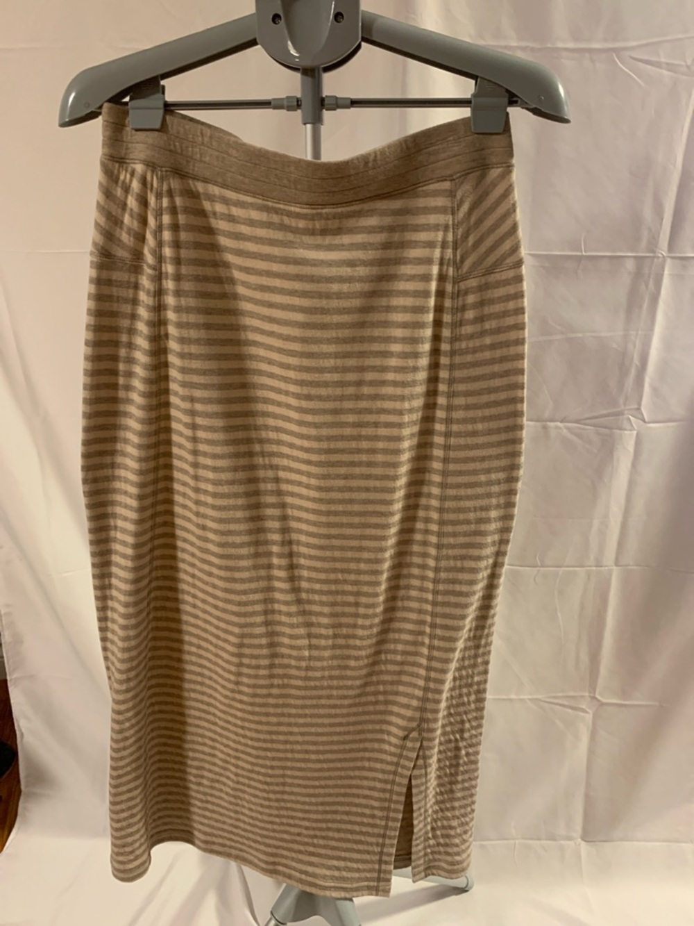 Sandwich skirt, med, pencil style,stripe